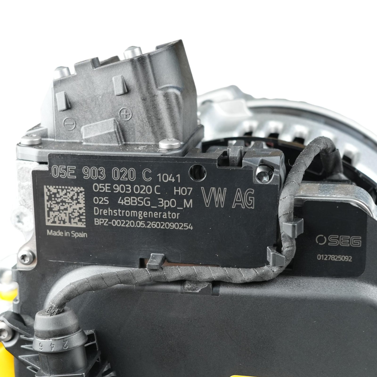 Genuine VW Audi Starter Generator 05E903020C Liquid-Cooled - Image 5
