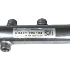 Alternative view of Mercedes-Benz OM654 Fuel Rail / Injector Distributor Pipe – OEM A6540700195