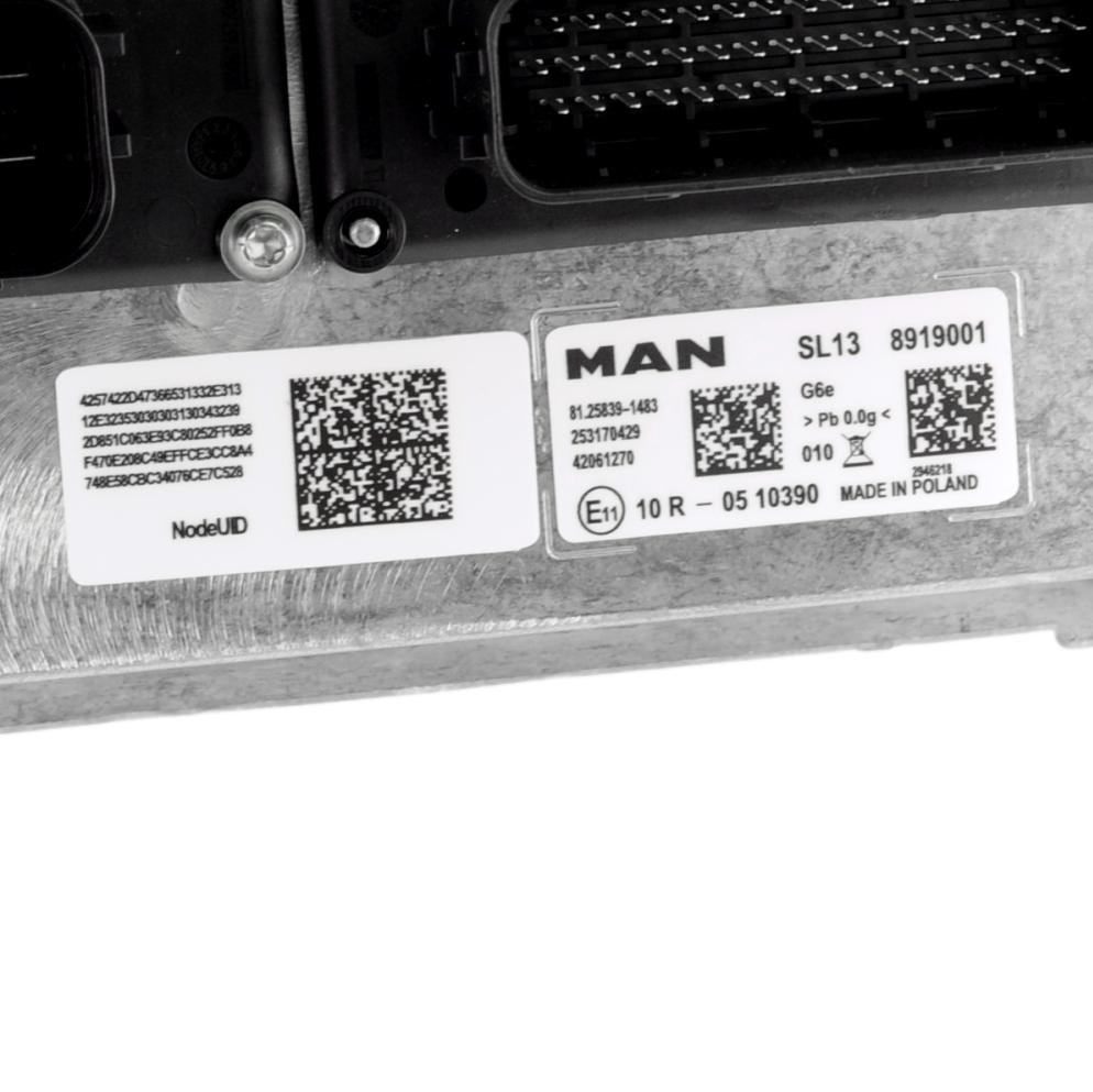 Genuine MAN TCU Gearbox Control Unit 81.25839-1483 Delphi - Image 2