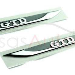 Genuine Side Fender GTD Chrome Badge set L+R VW Golf 7 5G0853688P 5G0853688N