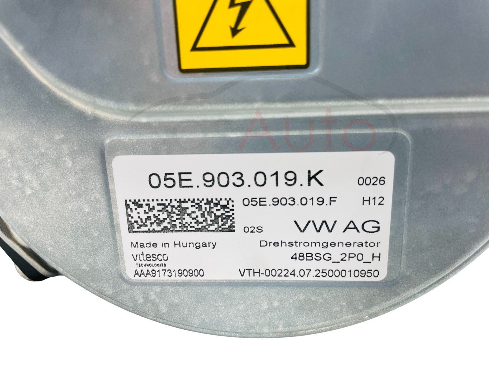 New, Genuine Starter Alternator 05E903019K VW AG Vitesco - Image 4