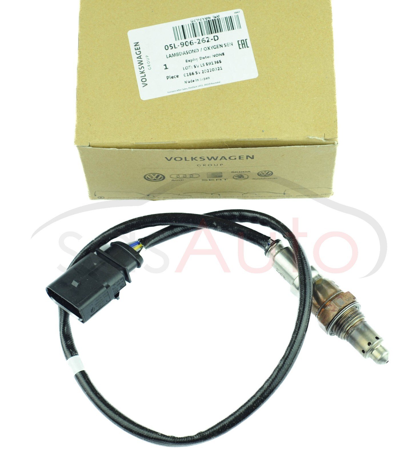 New, Genuine VAG Lambda Probe (Pre-Cat) 05L906262D fits Audi, Seat, Skoda, VW