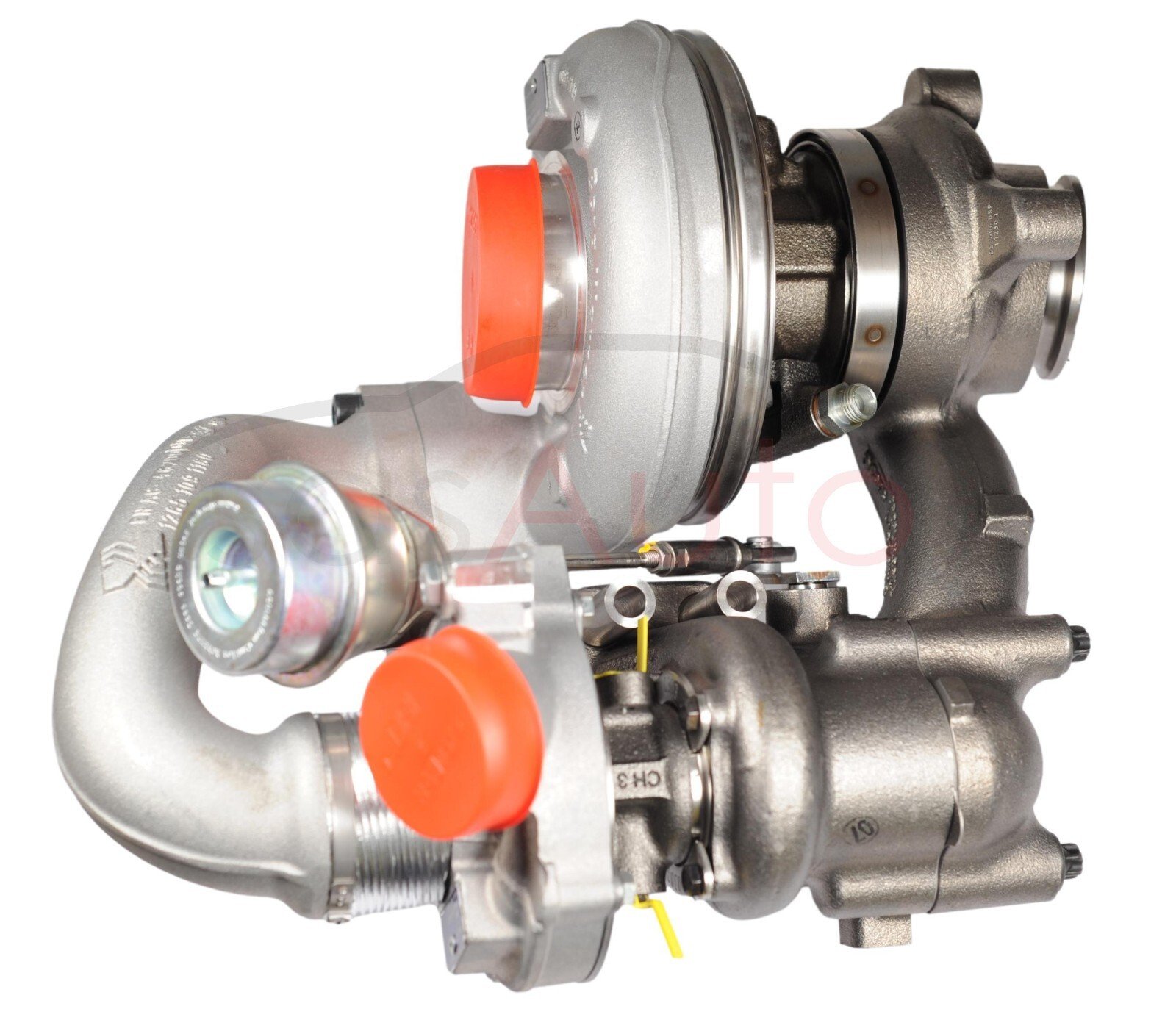 NEW Genuine BorgWarner R2S Twin Turbo K03 + B2 for Fiat Iveco Mitsubishi 3.0