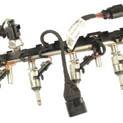 Fuel Rail with Injectors Sensor and Wiring Harness 06K133317AA 06K906036M VAG - Image 3
