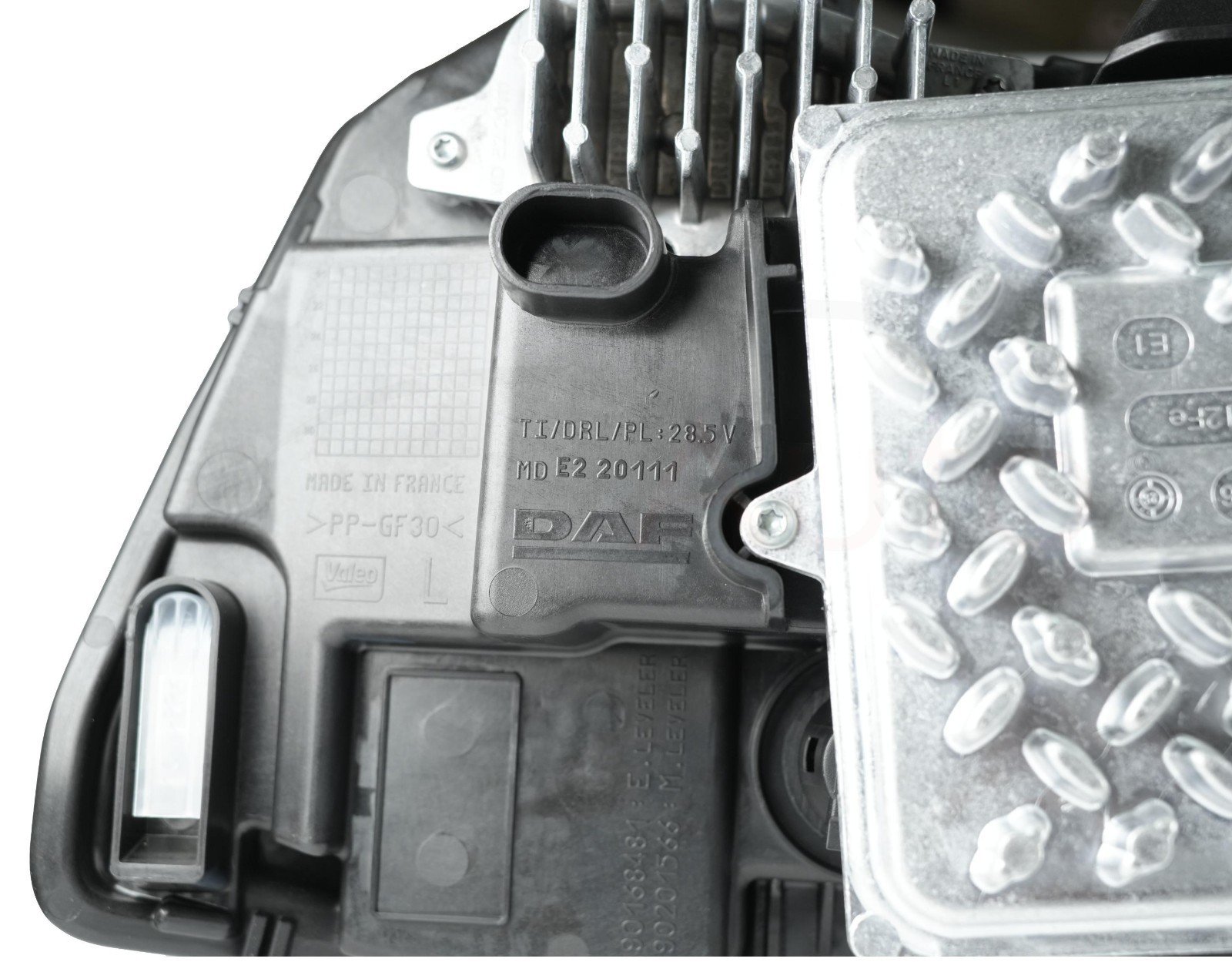 Genuine DAF LED Headlight Assembly Left / RHD Valeo 2425990 - Image 6