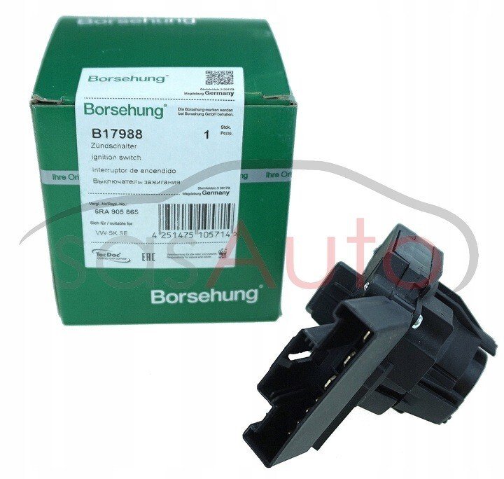 Ignition Starter Switch 6RA905865 for Seat Skoda VW