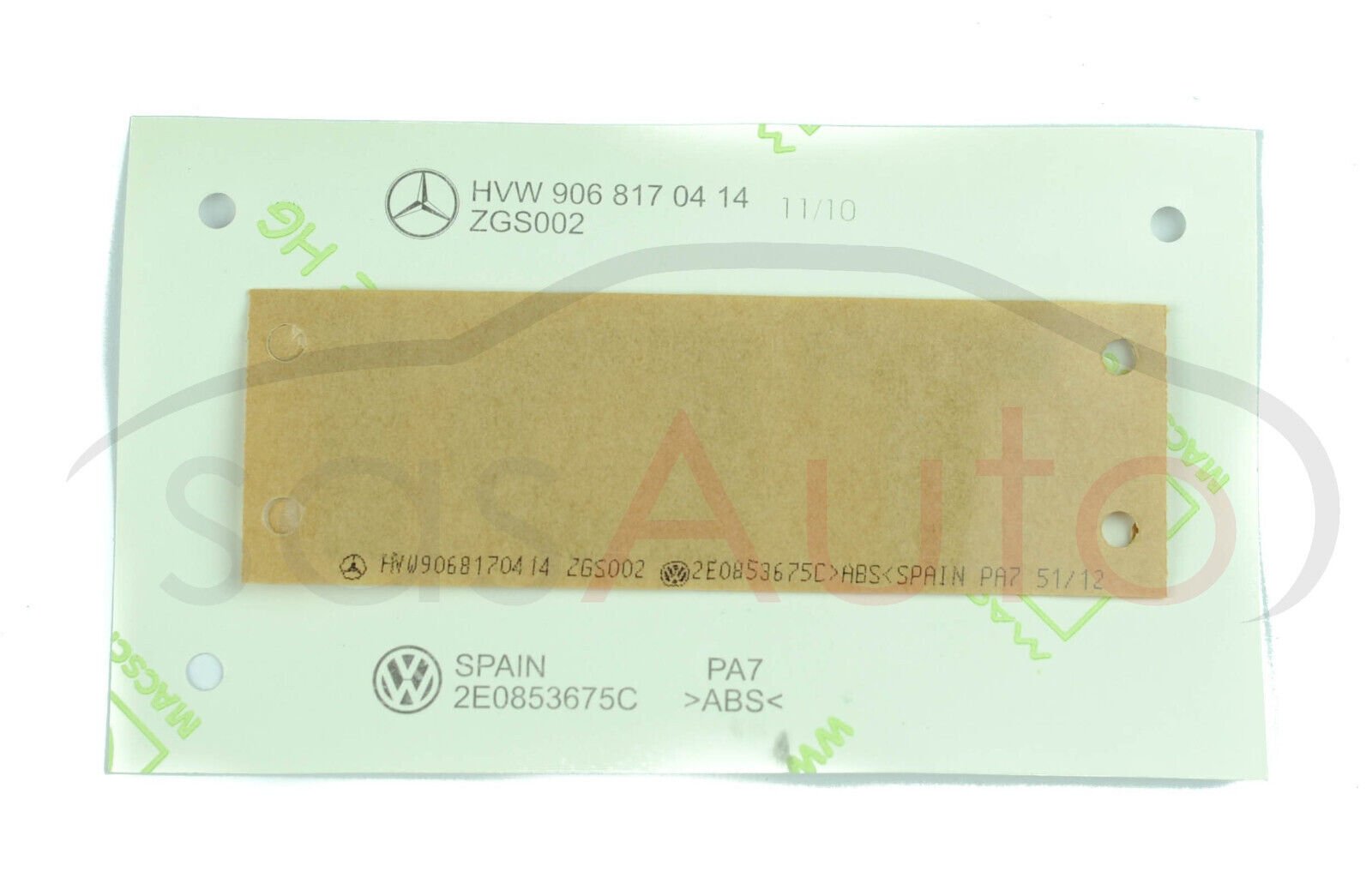 VW Crafter Inscription Badge "TDI" Red 2E0853675C - Image 4