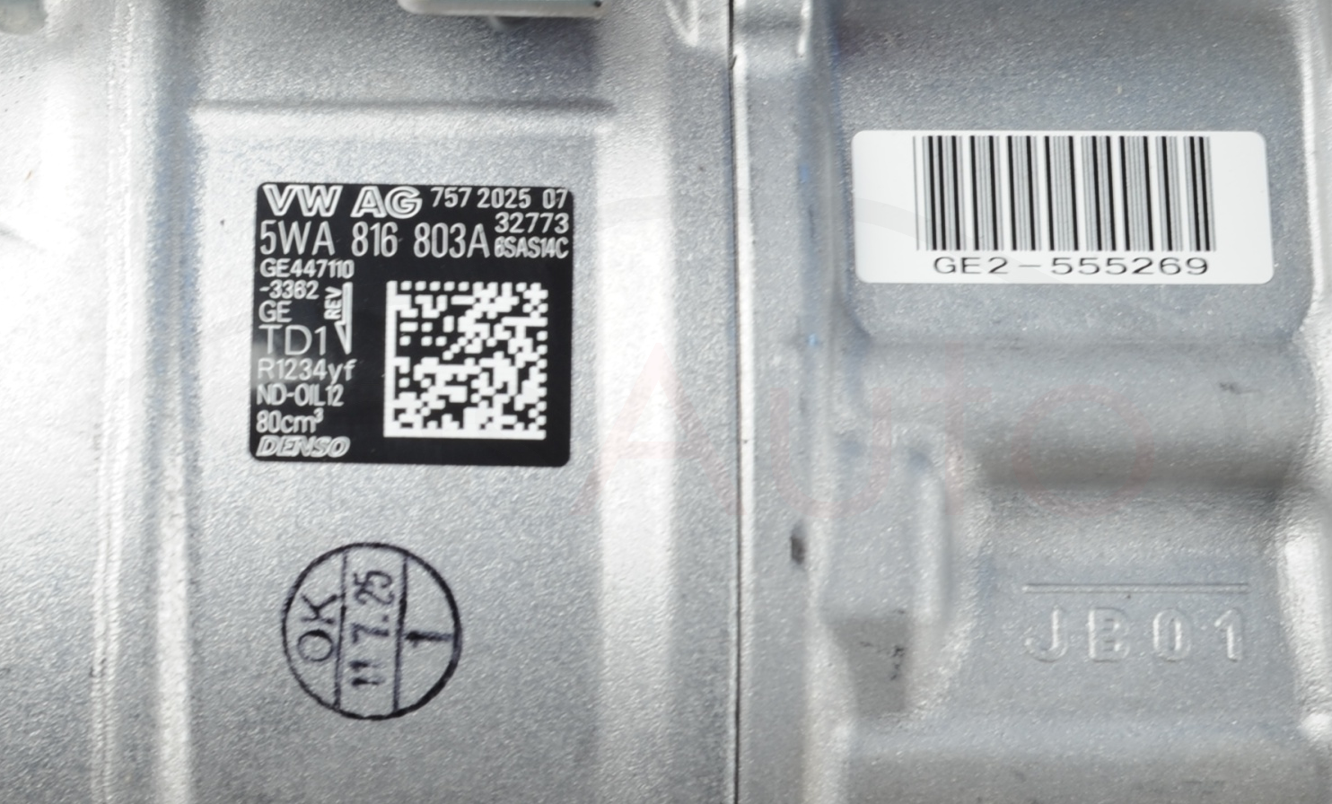 ✅Genuine A/C Compressor 5WA816803A Audi A3 Q3 Seat Leon Skoda Octavia VW Golf - Image 5