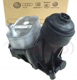 Alternative view of Genuine OE Oil Filter Housing & Cooler 05L115389B, 05l117021A  AUDI 2.0TDI