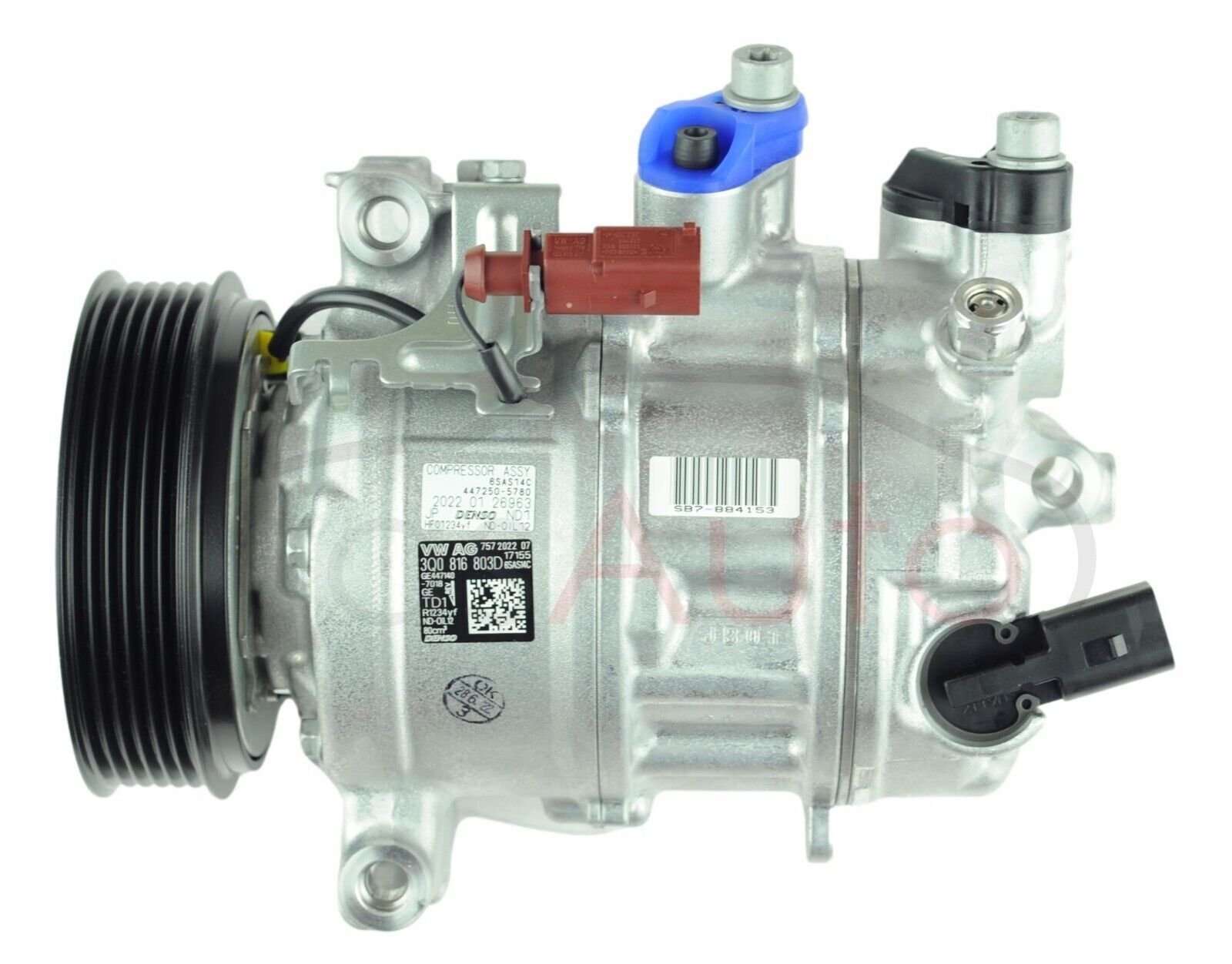 New A/C Compressor 3Q0816803D / 447250-5780 VAG / Denso - Image 2