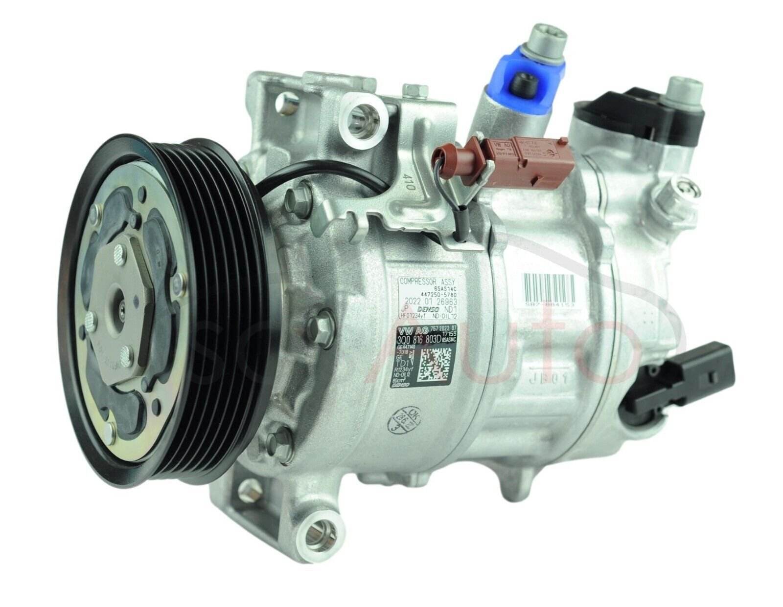 New A/C Compressor 3Q0816803D / 447250-5780 VAG / Denso