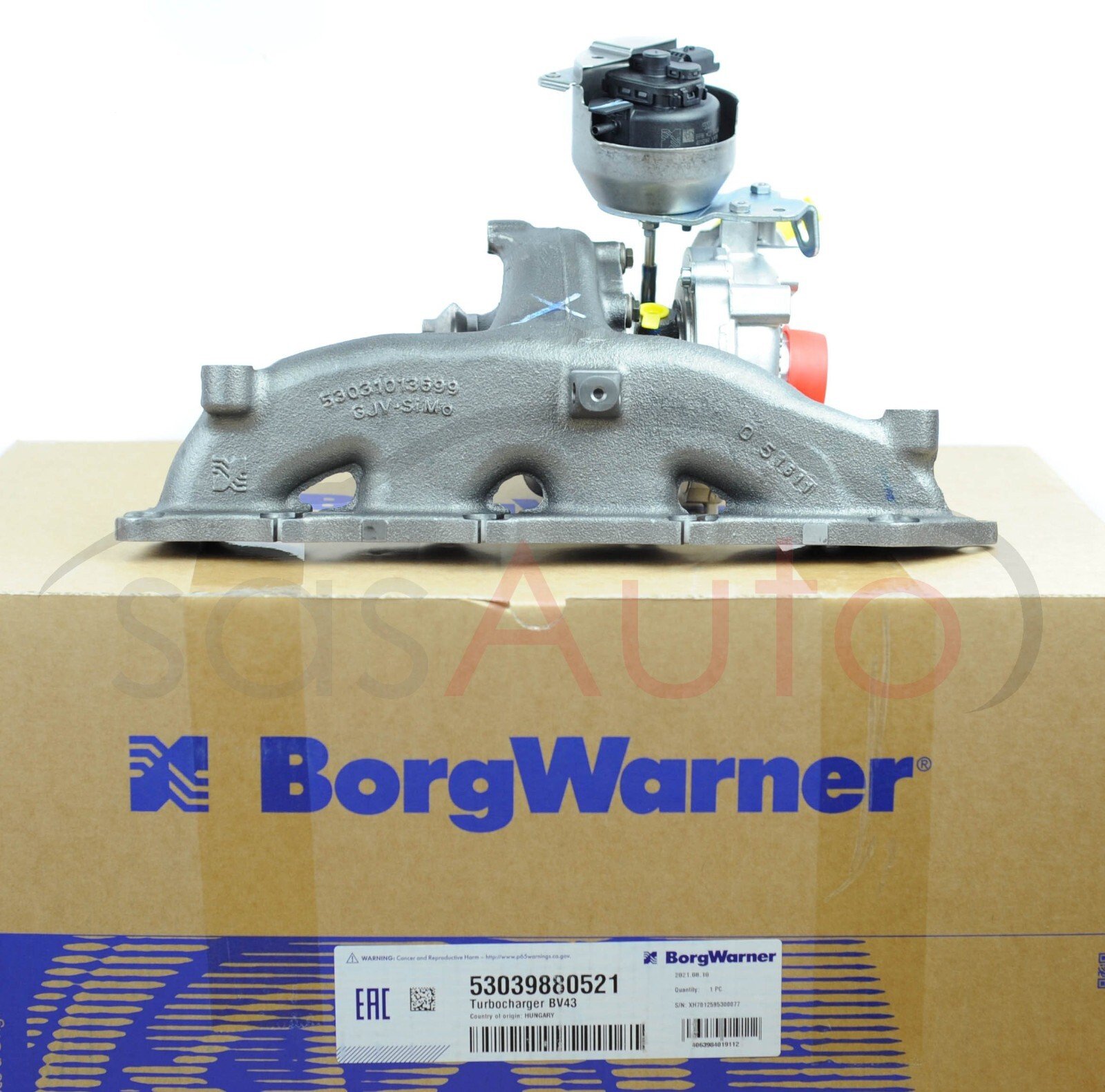 Turbocharger 53039880521 9812386080 Peugeot Boxer Citroen Jumper II 2.0 2.2 HDi