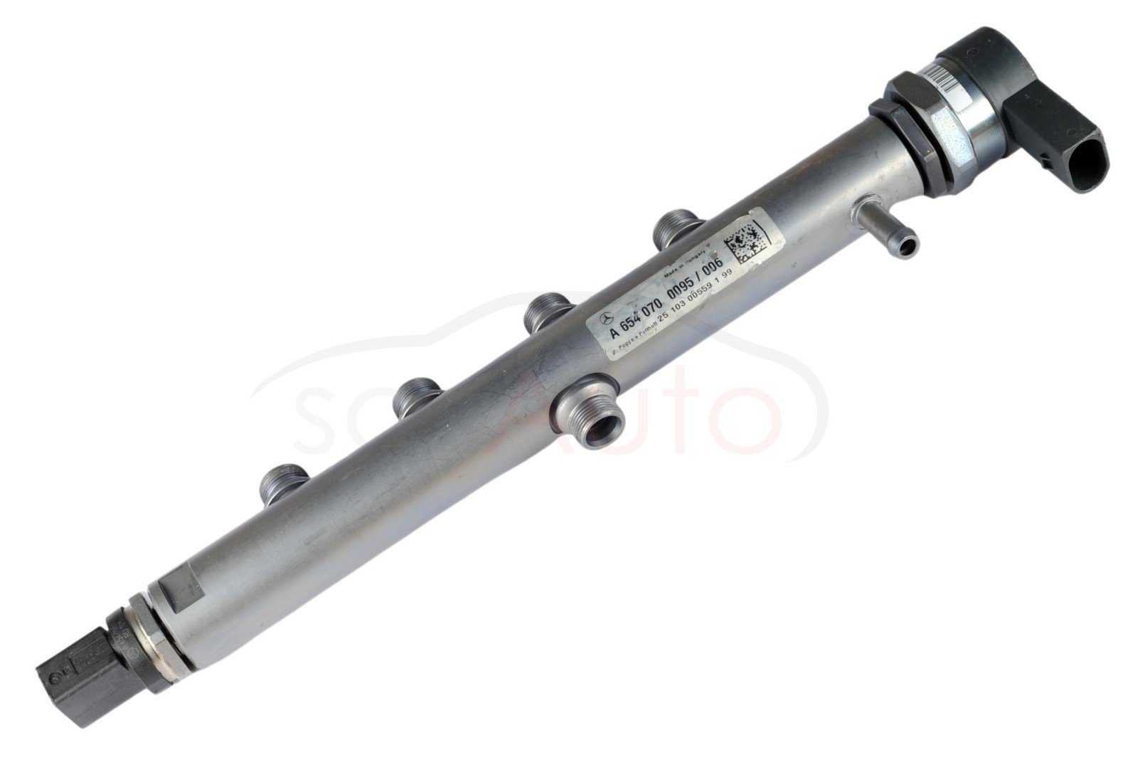 Genuine Fuel Distributor / Rail with Sensors A6540700195 Mercedes-Benz OM654